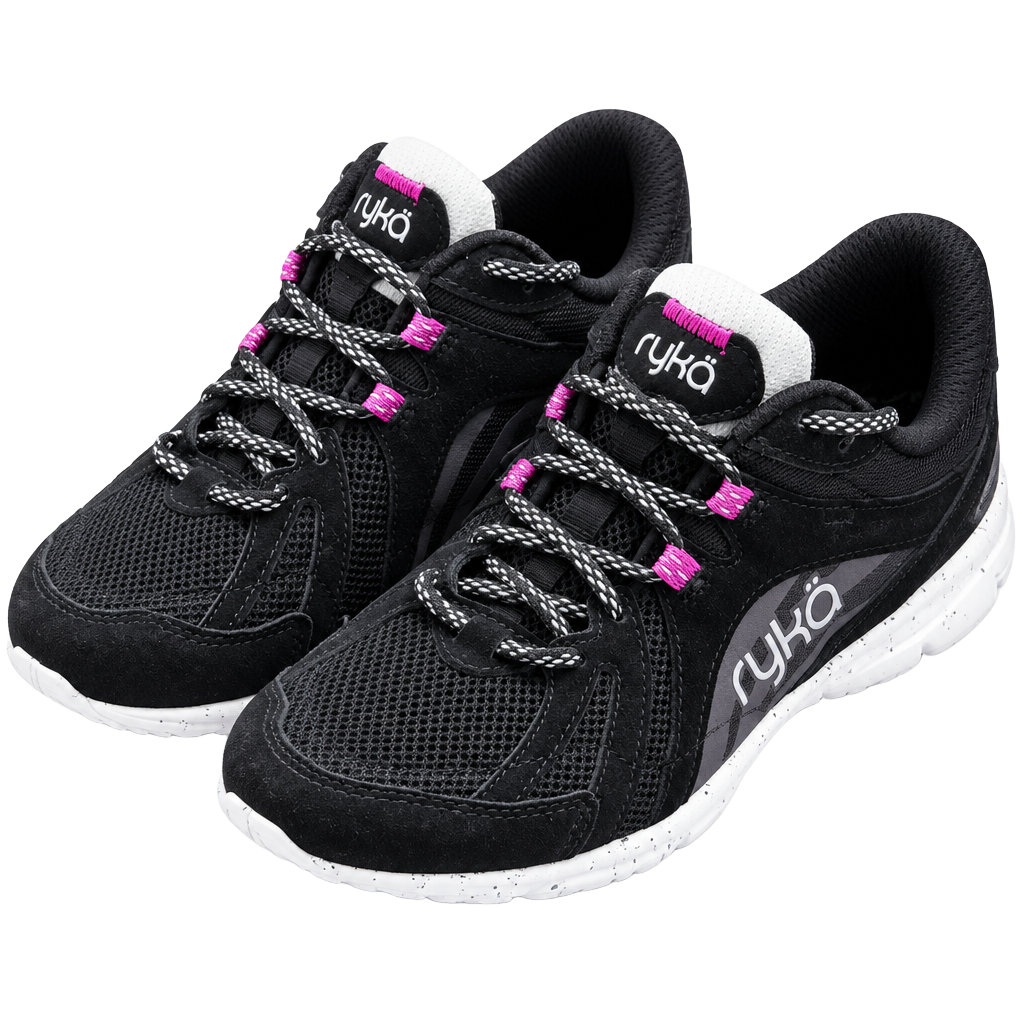 Ryka Skylift TR Trail Walking Sneaker Black Pink 1