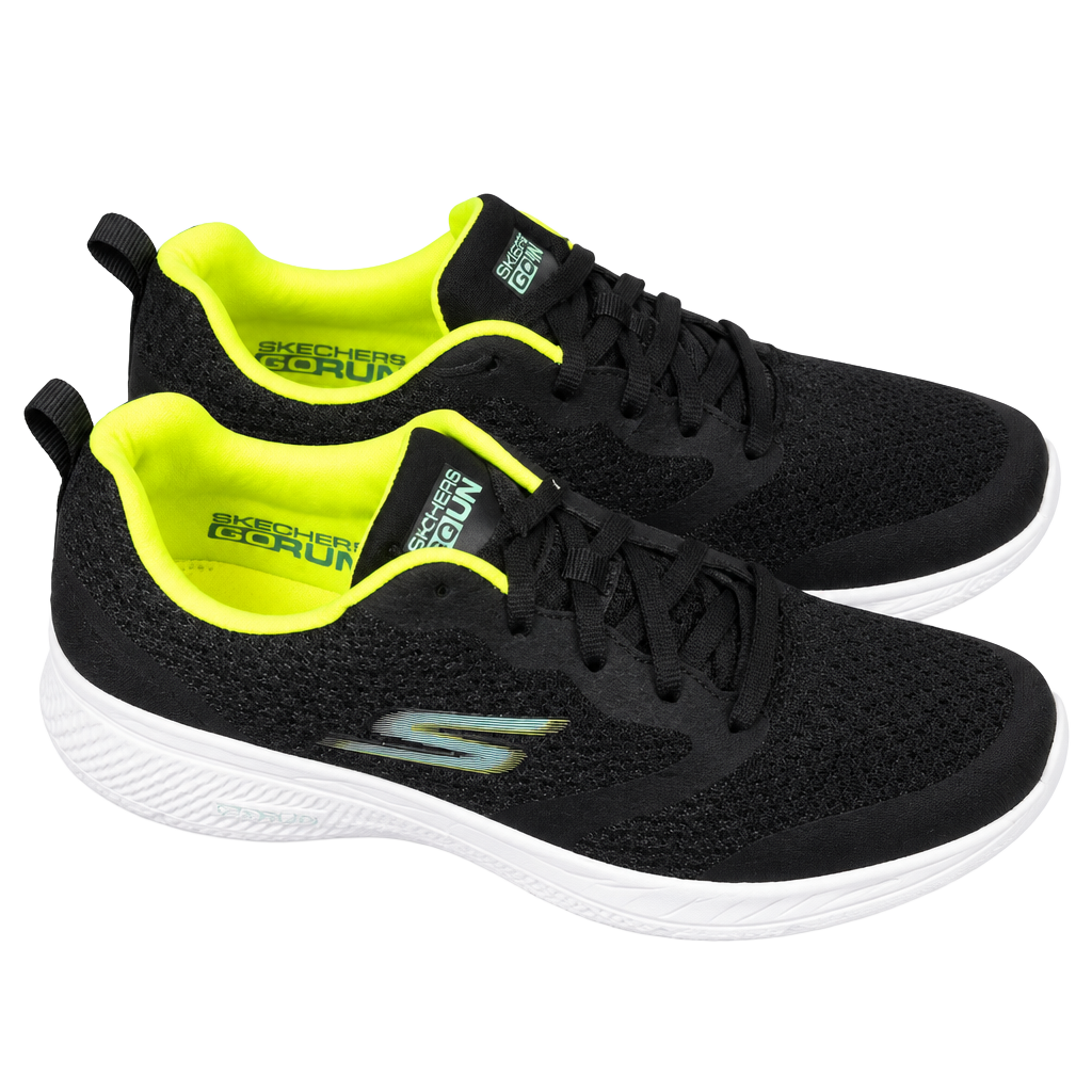 Skechers Go Run Consistent Intensify Black Lime Running Shoes 1