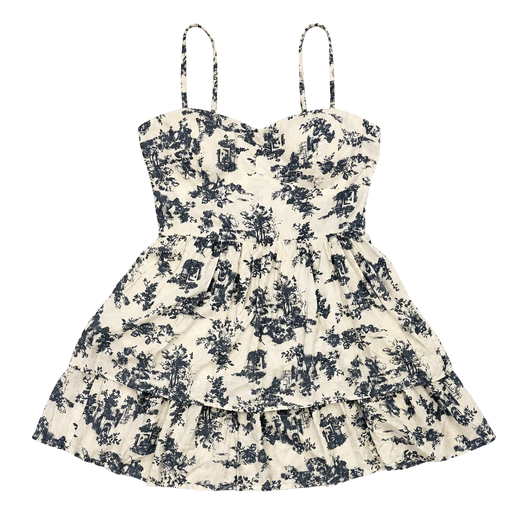 A.U.W. Toile De Jouy Layered Dress 1