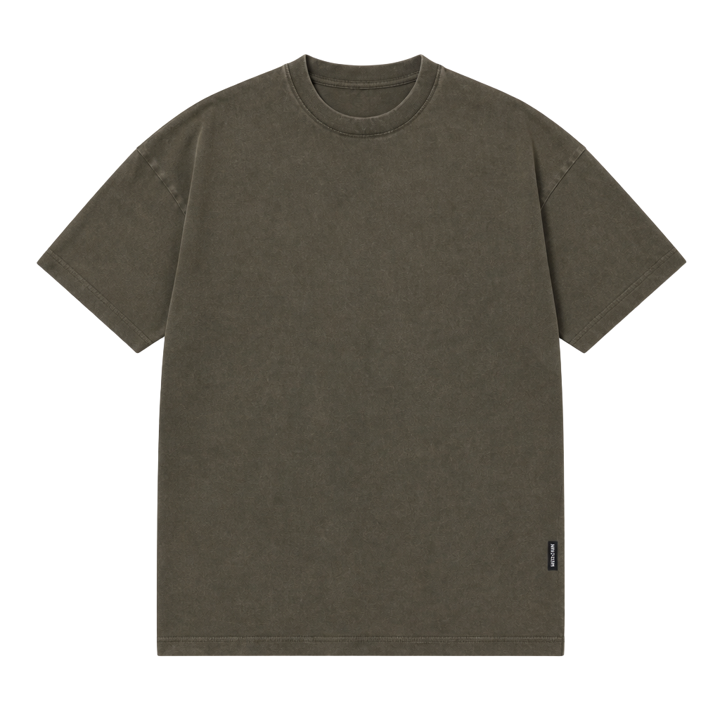ASRV Acid Wash Green Short Sleeve T-Shirt with Logo and DSG-1102 Tag Size M 1