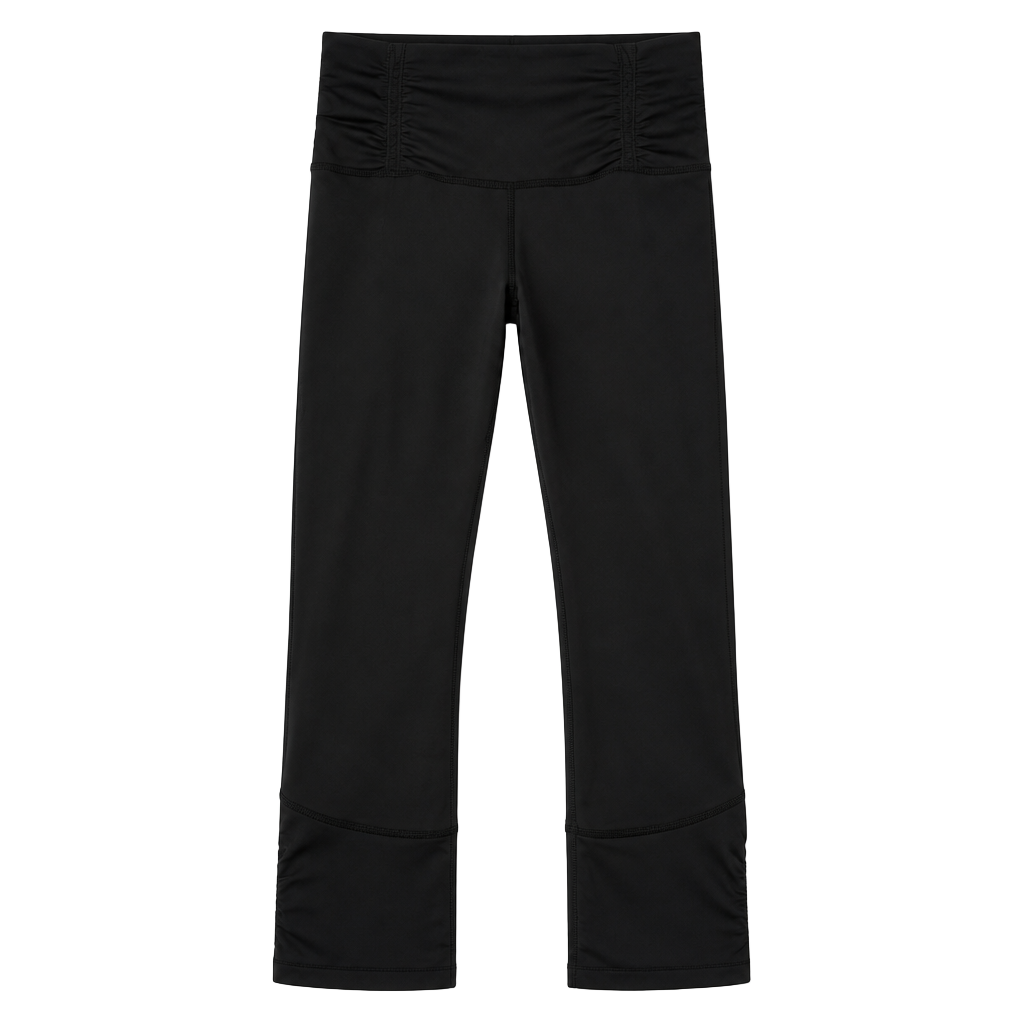 Lululemon Leggings Yoga Pants Ruched Zipped Ankle 1