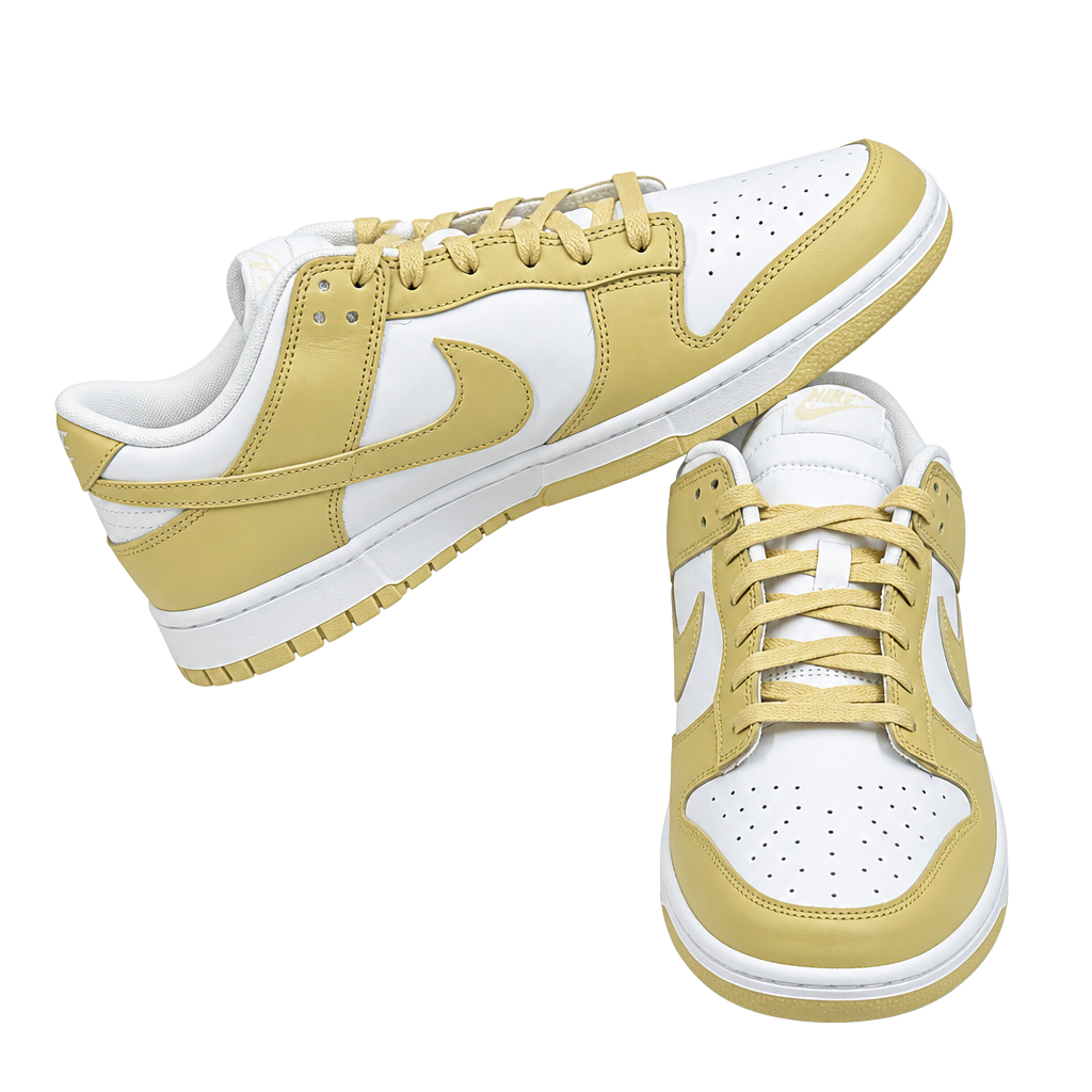 Nike Dunk Low Retro BTTYS Team Gold White DV0833-100 1