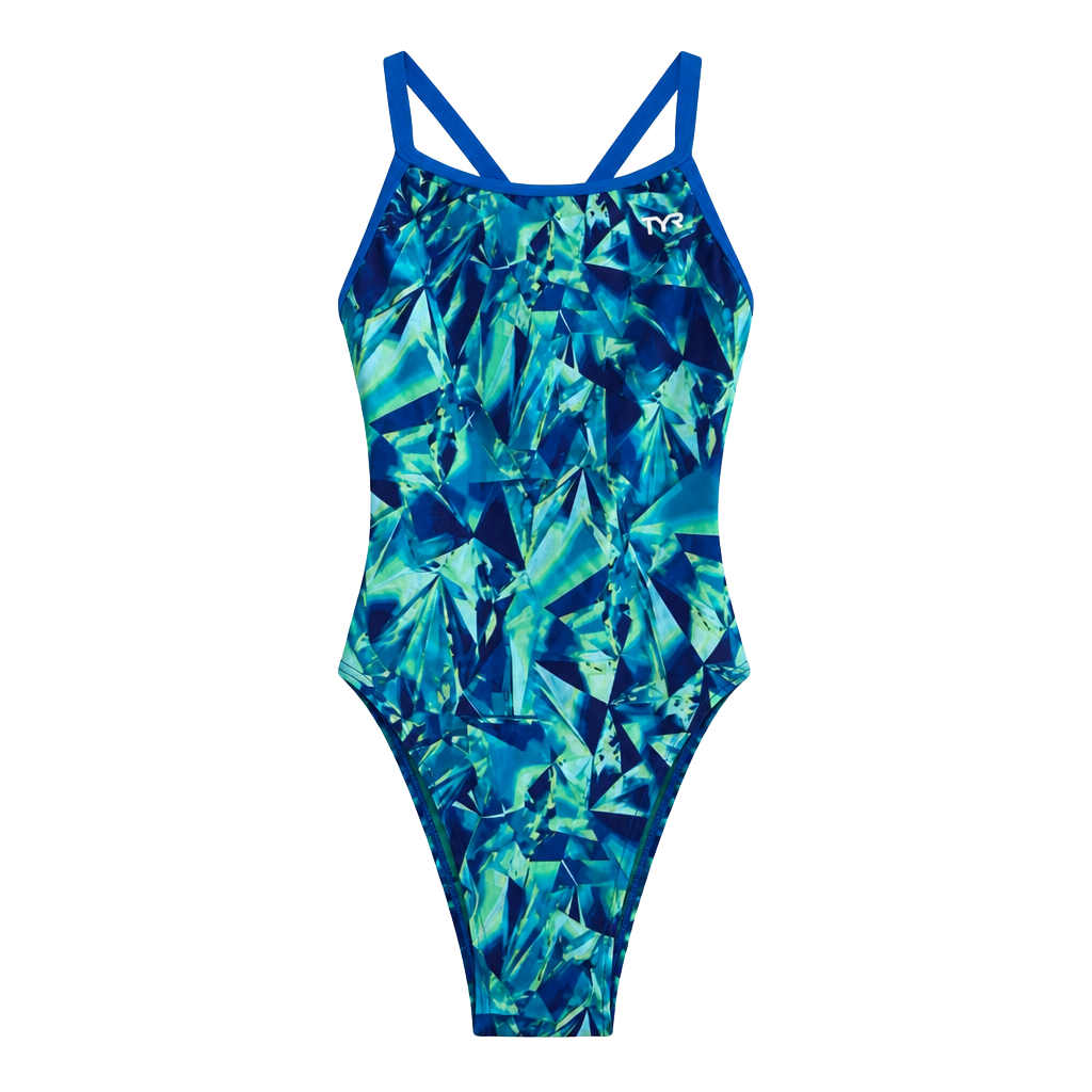 Durafast Elite® Women's Cutoutfit Swimsuit - Crystalized – , 1