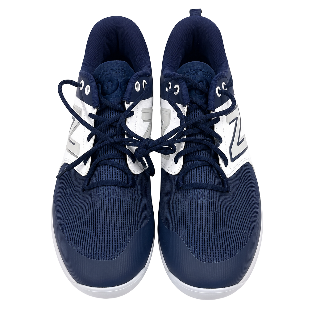 New Balance Fresh Foam 3000 v6 Molded Low Baseball Cleats Navy White 1