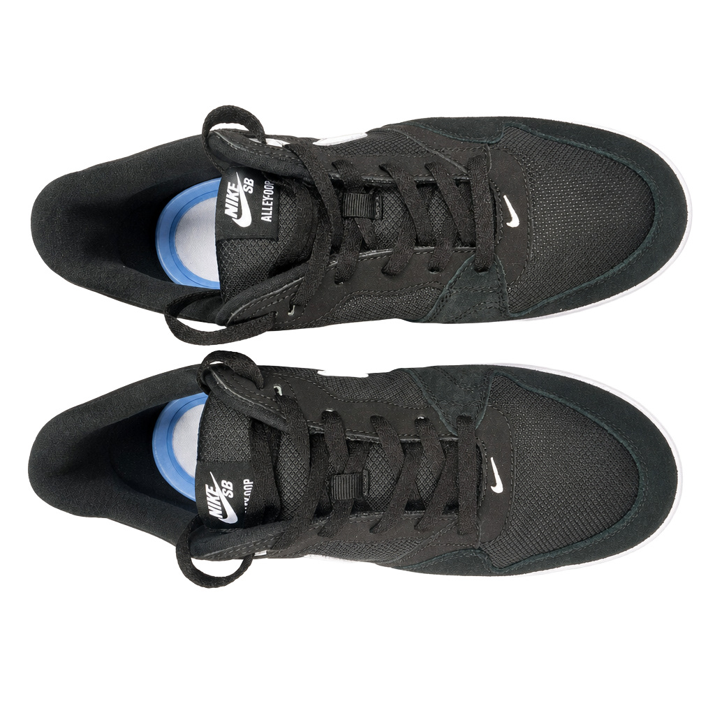 Nike SB Alleyoop Skate Shoes Black/White Size 13 1