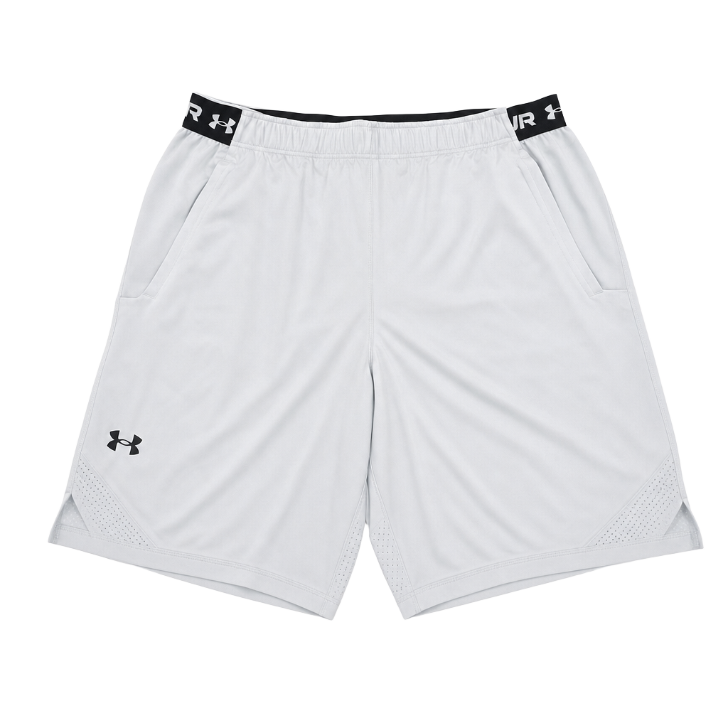 Under Armour Fitted Athletic Shorts Gray Size XL 1