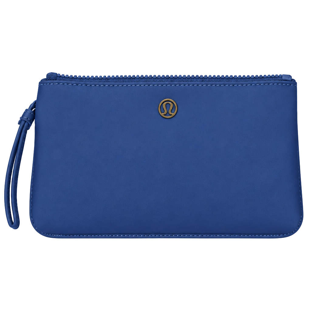 Lululemon Double Up Pouch Wristlet Royal Blue 1