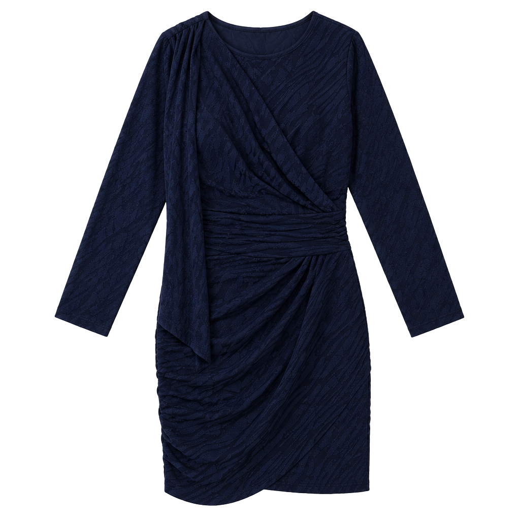 NWT RONNY KOBO Shanaya Cocktail Mini Dress Navy S 1
