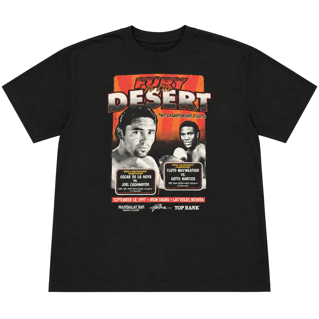 1999 mandalay Bay boxing promo Tee Floyd Mayweather Vs. Oscar De La Hoya  1