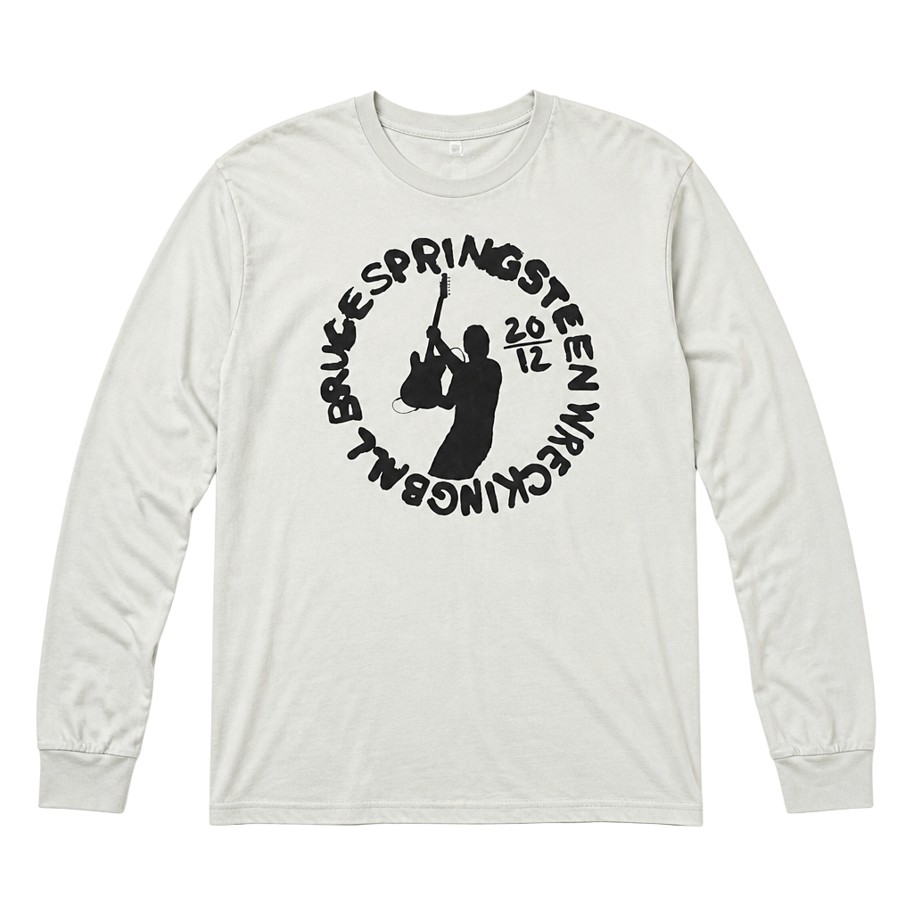 Bruce Springsteen 2012 Wrecking Ball Tour Long Sleeve Graphic Concert T-Shirt 1