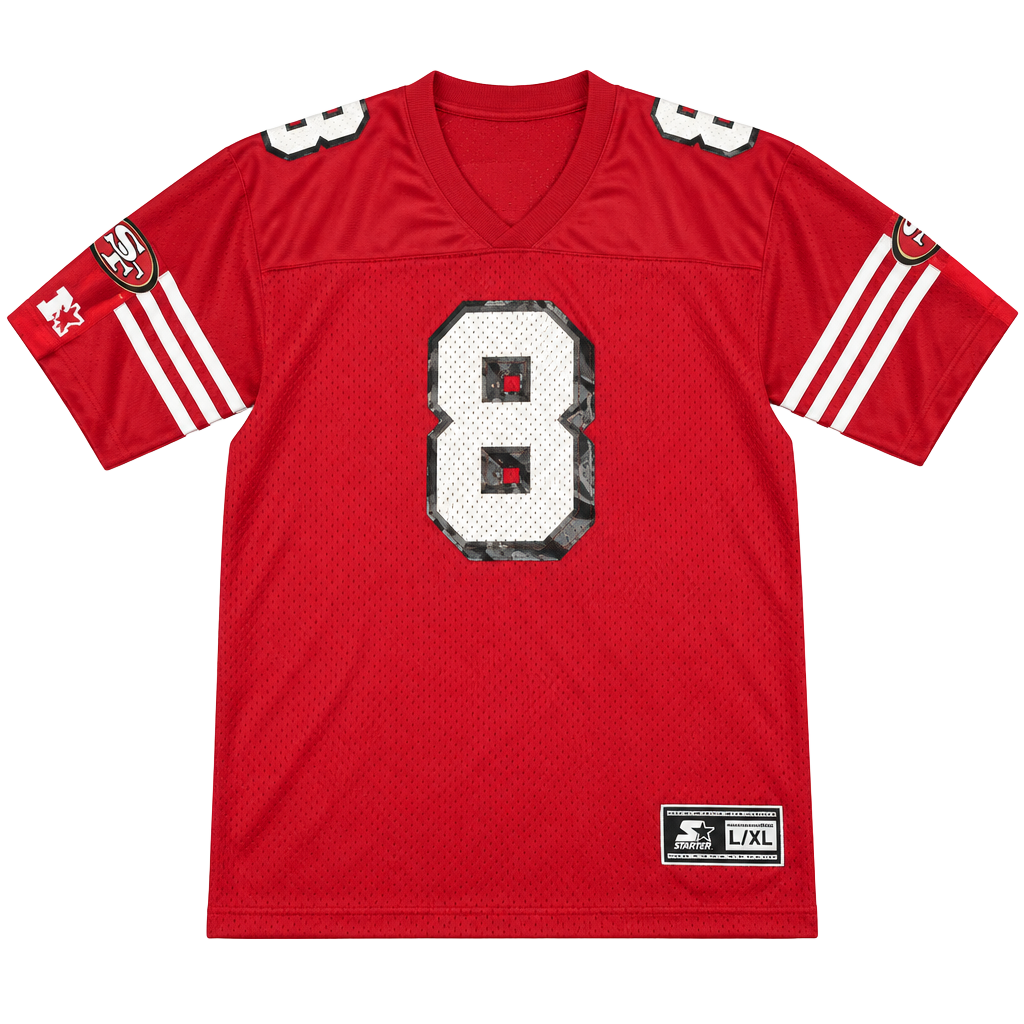 Starter San Francisco 49ers Steve Young #8 Football Jerseys Vintage 1