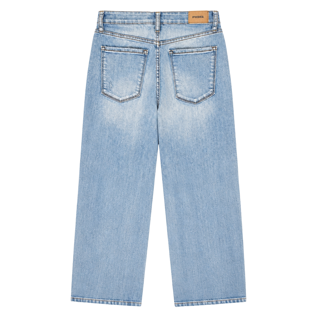 RSQ Vintage Mom Jeans Size 28 Light Wash Distressed 1
