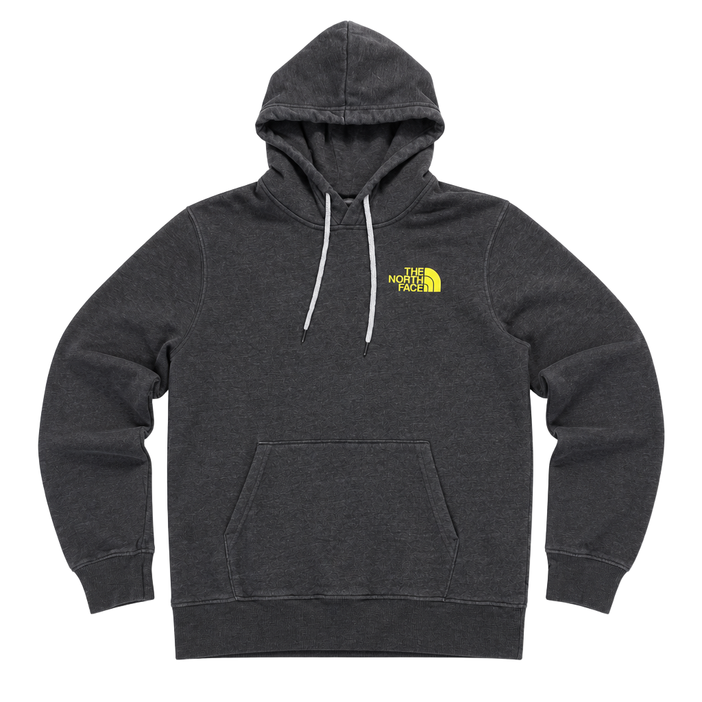 The North Face Half Dome Hoodie Size M Dark Gray Graphic Pullover 1