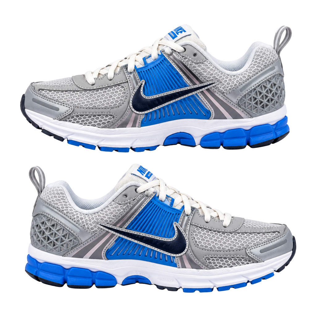 Nike Zoom Vomero 5 Size 5.5 Metallic Silver Photo Blue youth 1