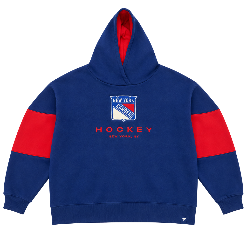 Fanatics New York Rangers Hoodie Womens M Blue Red Hockey Sweatshirt 1