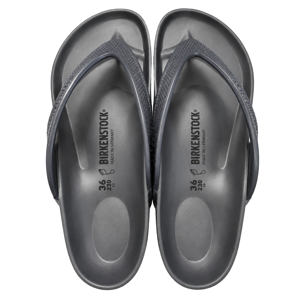 Birkenstock Honolulu EVA Thong Sandal Size 36 Metallic Silver Womens 5 1