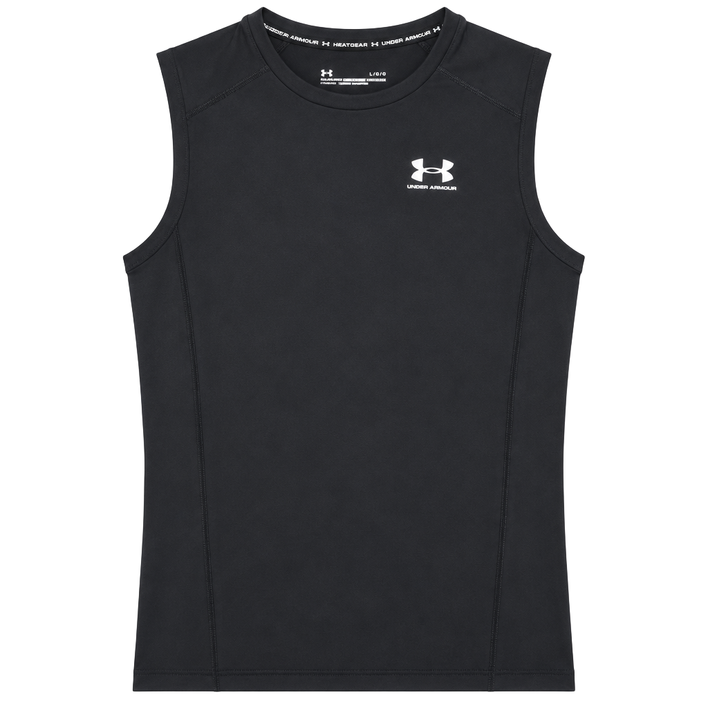 Under Armour HeatGear Armour Comp SL Size L Black Compression Tank Top 1
