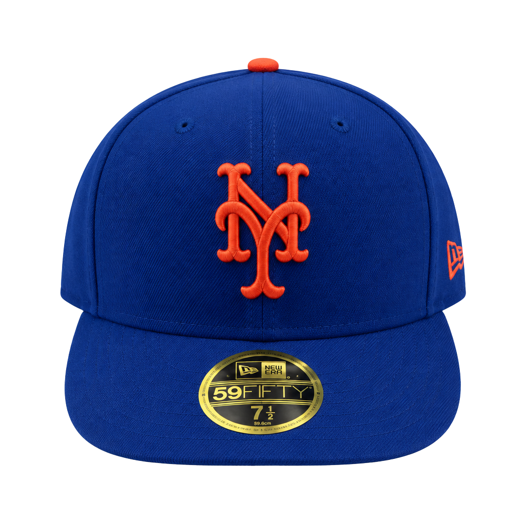 New Era New York Mets Low Profile 59FIFTY Fitted Hat Size 7 1/2 1