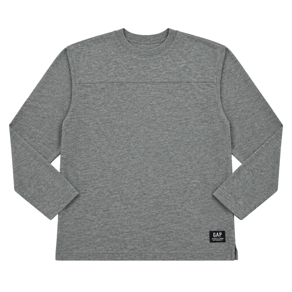 Gap Kids Long Sleeve T-Shirt Size 10 Gray Heather 1