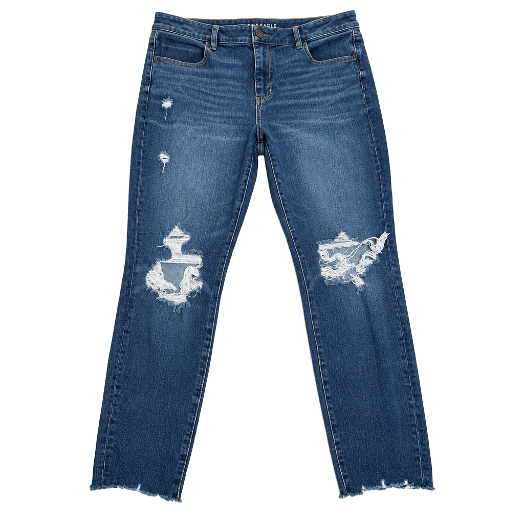 American Eagle The Dream Jean Size 18 Regular Distressed 1