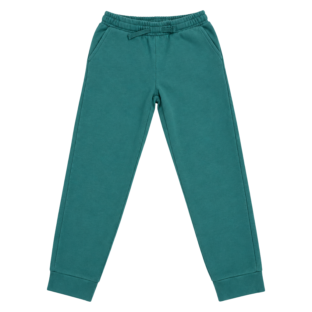Tek Gear Ultrasoft Fleece Sweatpants Boys Size Youth L Teal Green Joggers 1