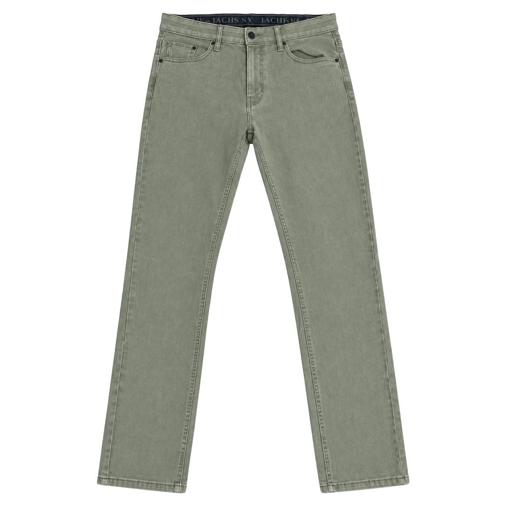 Jachs NY Slim Jeans Size 32x30 Green Denim Pants 1