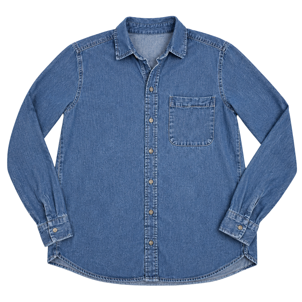 Jane + Delancey Denim Button Down Shirt Size XS 1