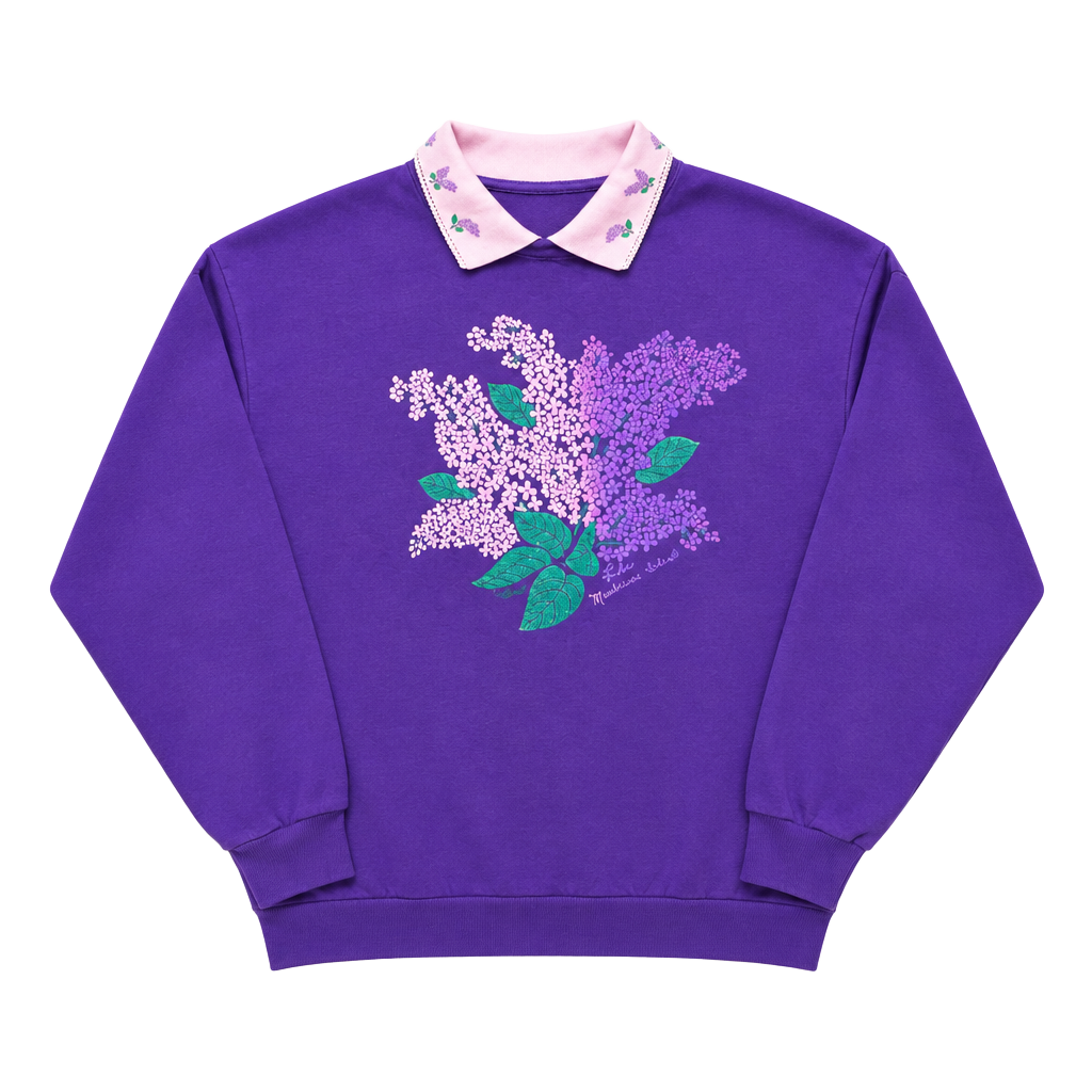 Vintage 1990s Lee Mackinac Island Collared Sweatshirt. 1