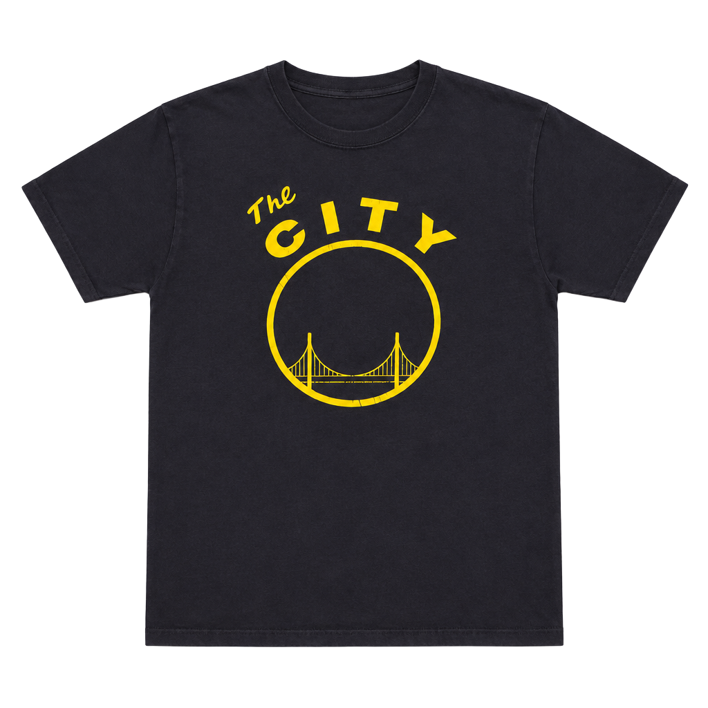 Golden State Warriors The City Graphic T-Shirt Black L 1