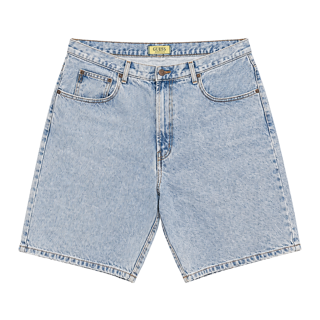 Vintage 1990s Guess Baggy Denim Shorts Made In USA 1