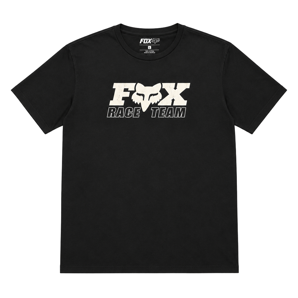 Fox Racing T-Shirt Black Graphic Tee 1