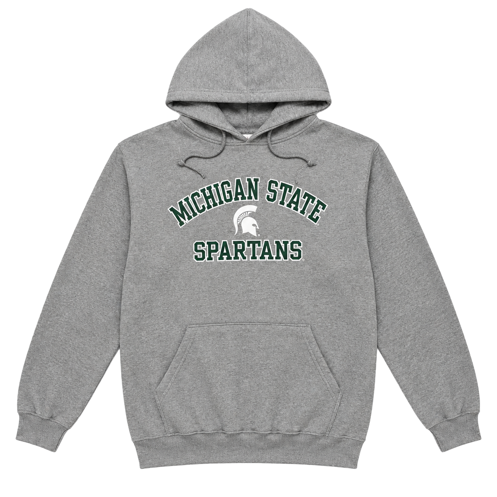 Y2K 2000s Varsity Athletic by Cadre Michigan State Spartans Hoodie. 1