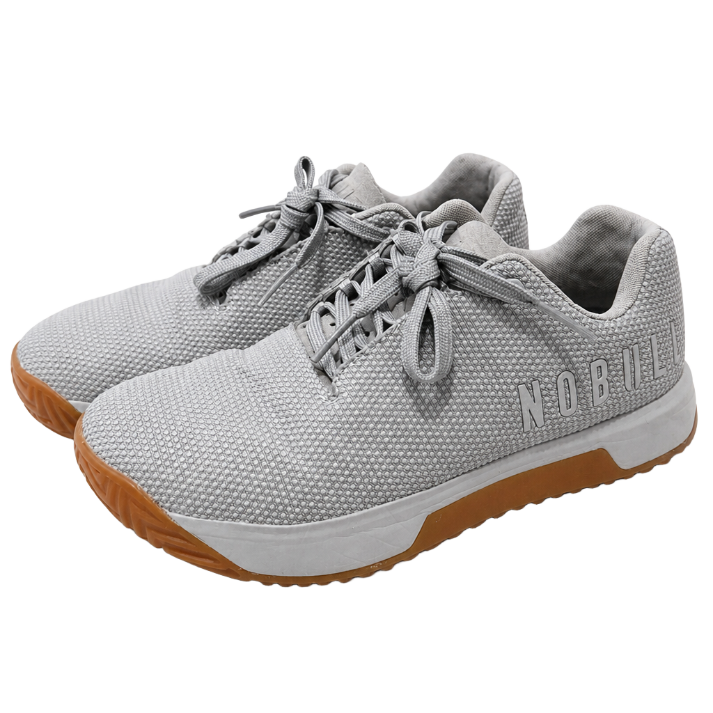 NoBull Grey Gum Trainer Athletic Shoes Crossfit Sneakers 1