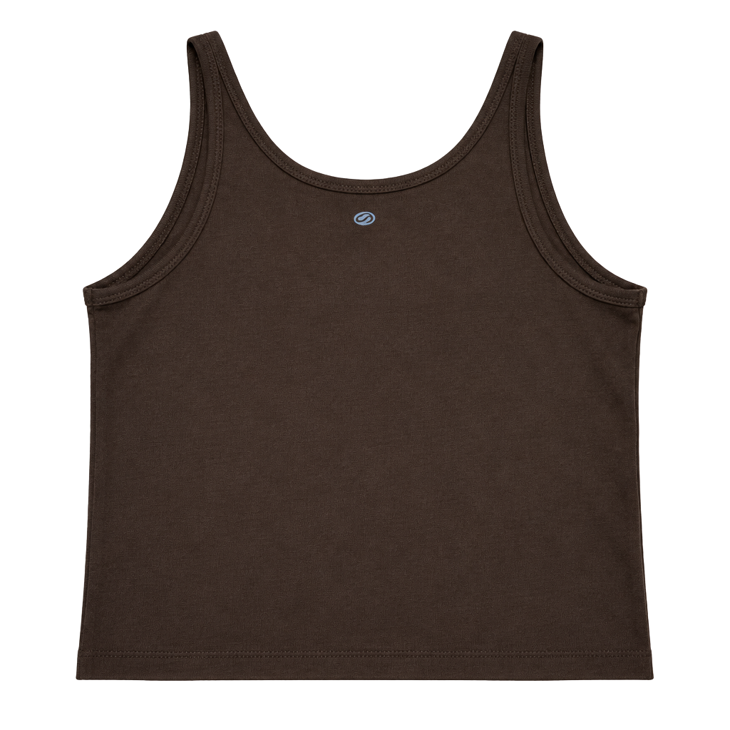 CRZ YOGA Butterluxe Tank Top Brown 1