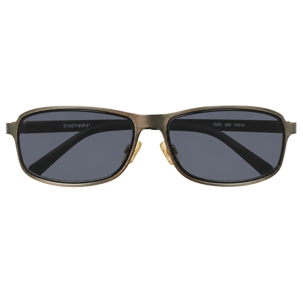 Dockers 4008 368 18316 Sunglasses Dark Gray Metal Frame 1