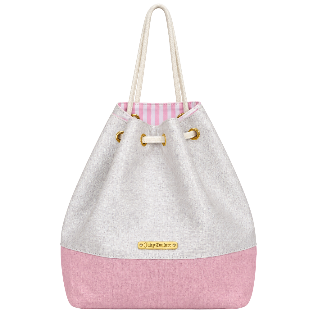 Juicy Couture Drawstring Bucket Backpack Bag 1