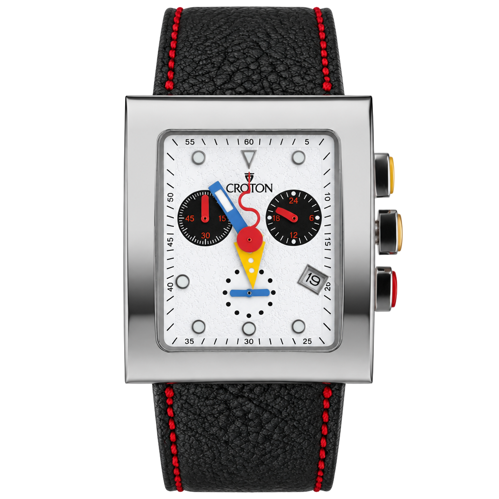 Croton Chronomaster Bauhaus Square Watch 1