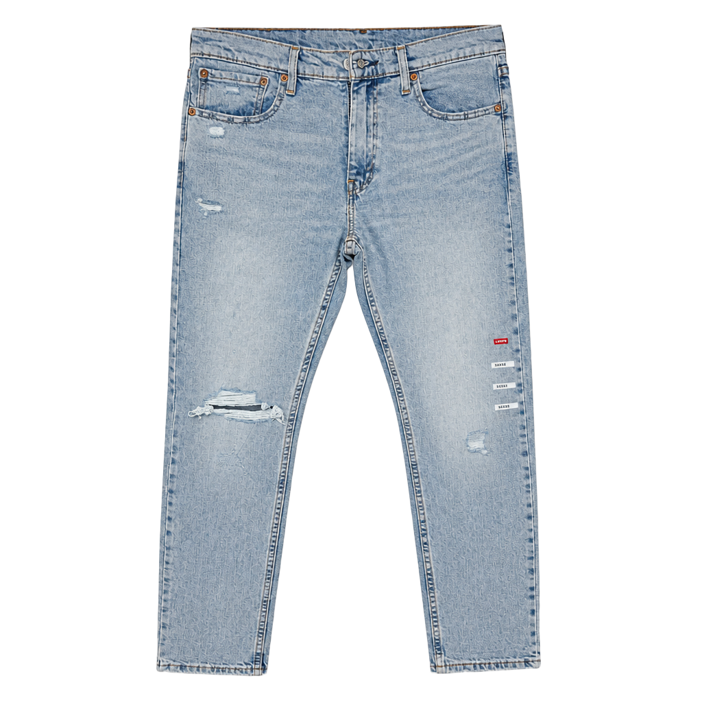 Levi's 512 Slim Taper Flex Distressed Light Wash 32x32 NWT 1