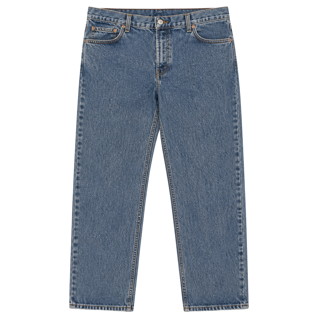Levi's 550 Relaxed Tapered Leg Blue Denim Jeans Size 12S 1