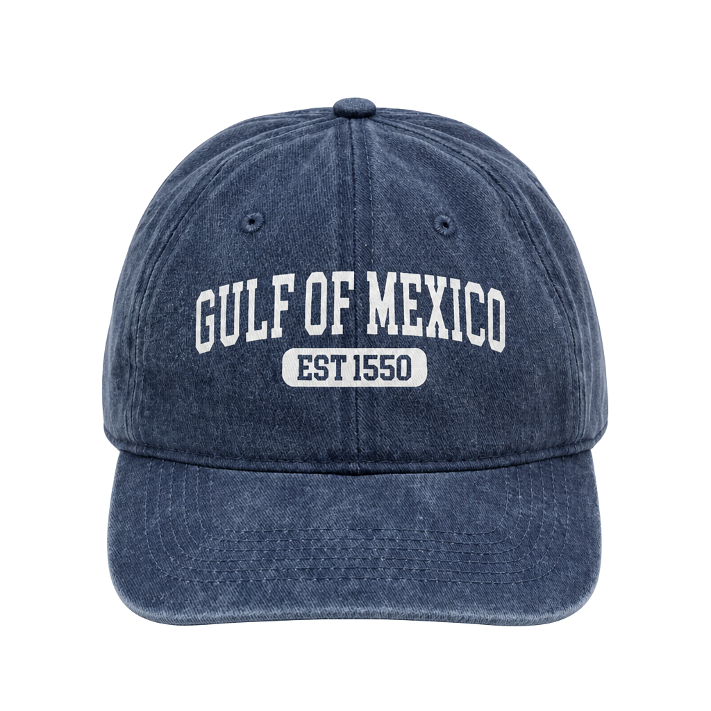 Gulf of Mexico Distressed Baseball Cap - Political Legacy Edition 1