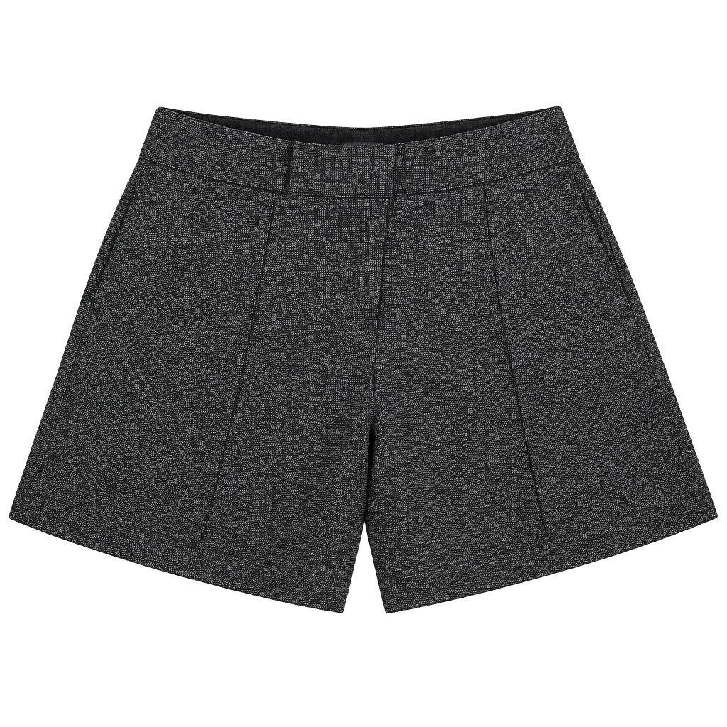 The Limited Women's Geometric Pattern Tailored Shorts Blue/White Size 4 1