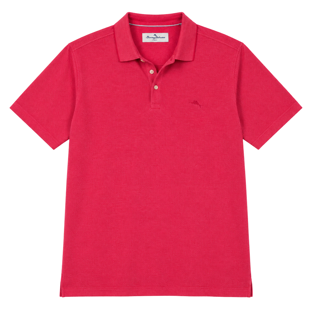 Tommy Bahama Island Zone Polo Shirt Size XL Pink 1