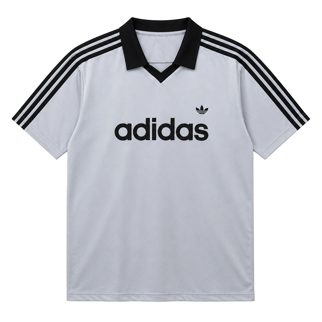 Adidas Archive Collar Engineered Jersey Size XL Crystal Sky Blue 1