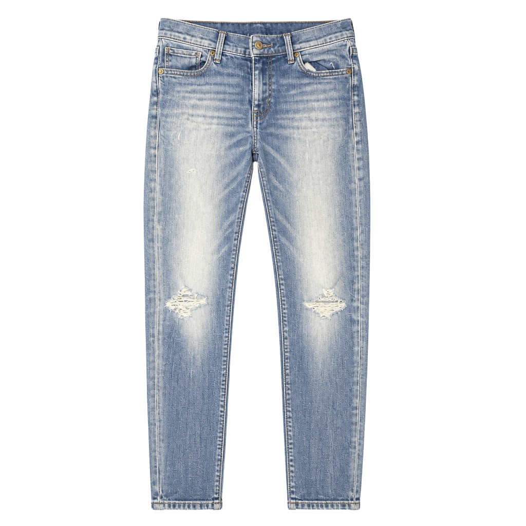 Lucky Brand Brooke Legging Jeans Size 00/24 Distressed Blue Denim 1