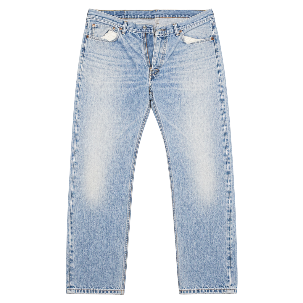 Levi's 550 Relaxed Fit Light Wash Denim Jeans Size 36x30 1