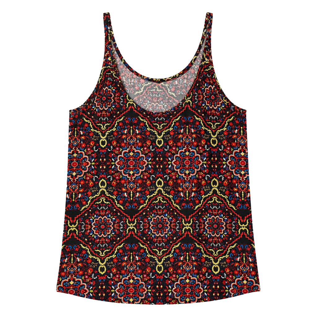 Torrid Boho Medallion Print Strappy Cami Tank Top Size 2 1