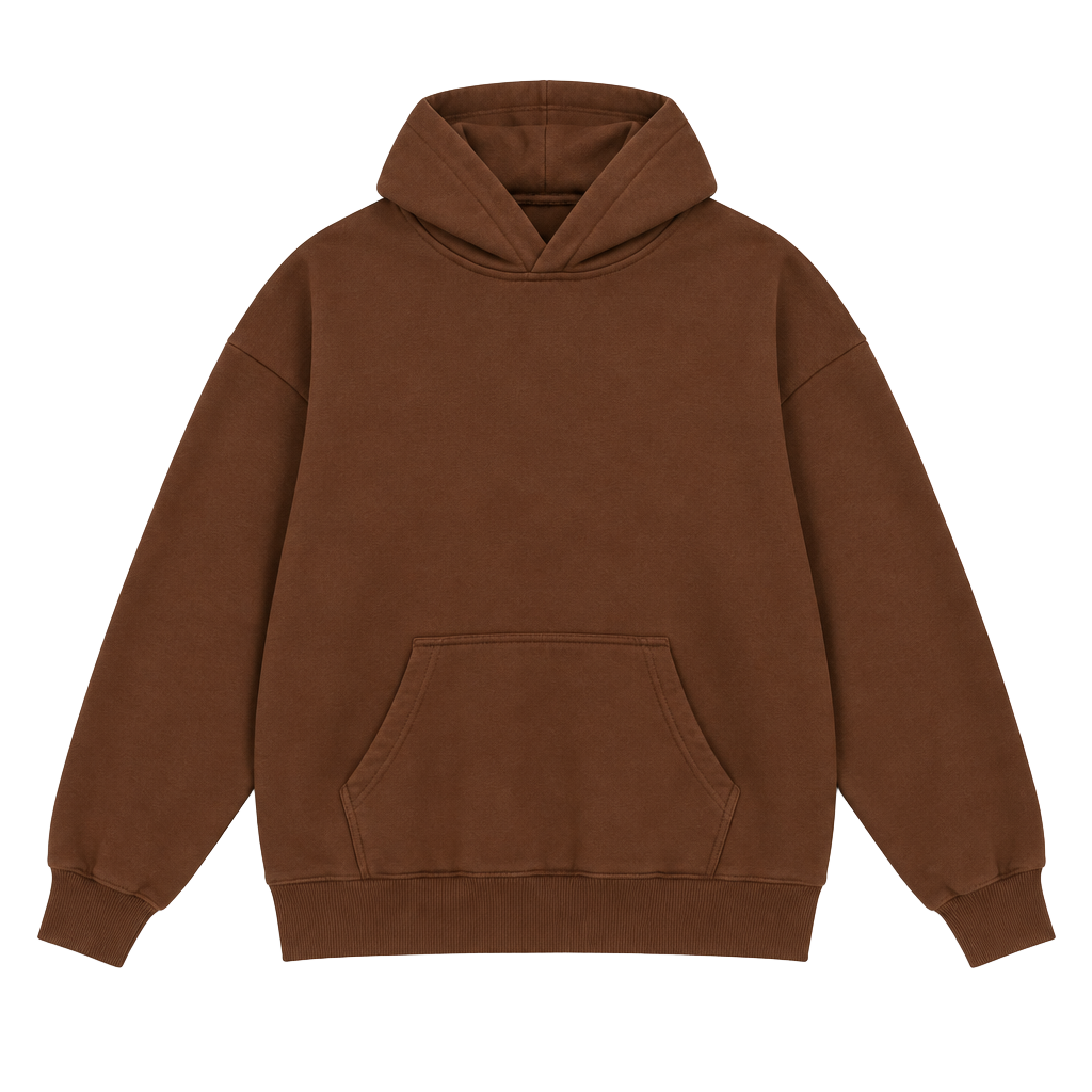 Automet Hoodie Size M Brown Oversized Pullover Sweatshirt 1