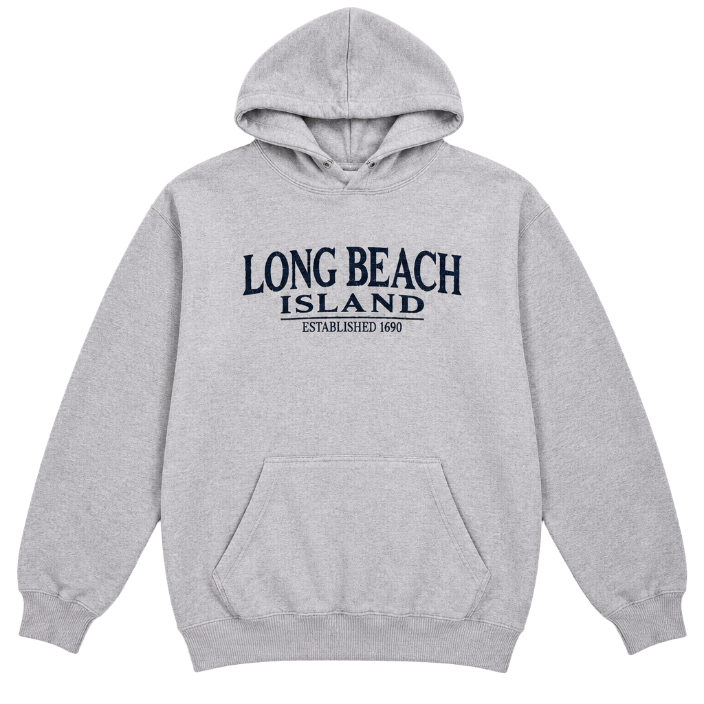 Pacific & Co Long Beach Island Hoodie Size Medium Purple Terry Cloth 1