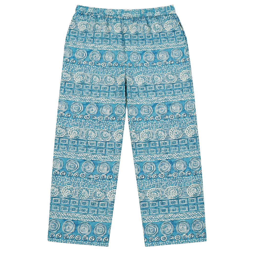 Carole Little 100% silk loose capri boho 1