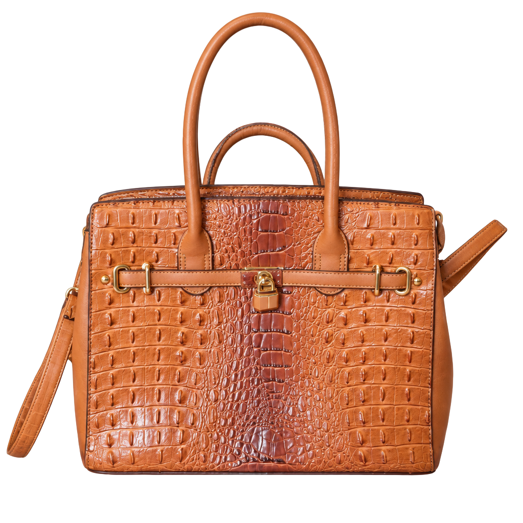 Wholesale Women Vintage Crocodile Print Large Capacity Handbags, 1